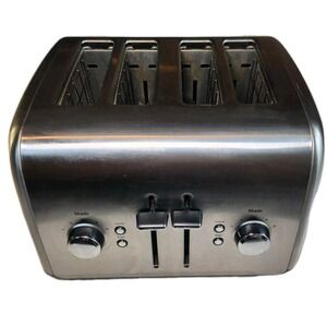 KITCHENAID 4 Slice Toaster Manual High Lift Brushed Stainless Steel KMT4115SX
